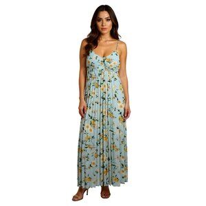Women’s Floral Maxi Dress Size L – Boho Beach Outfit